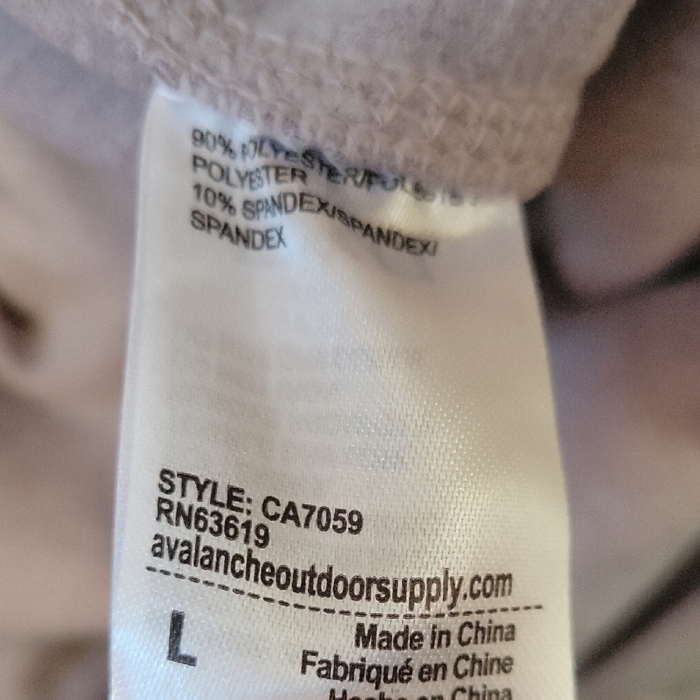 Avalanche Light Gray Soft Men's Joggers Size Large - Picture 3 of 7